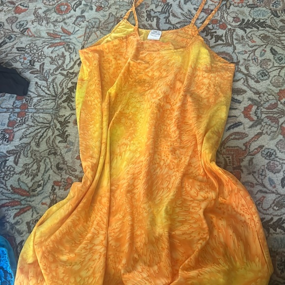 Yellow and orange flowy dress - Picture 1 of 1